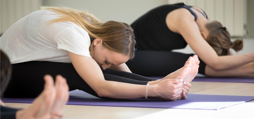 Increase flexibility with yoga