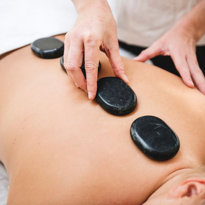 Hot stone massage