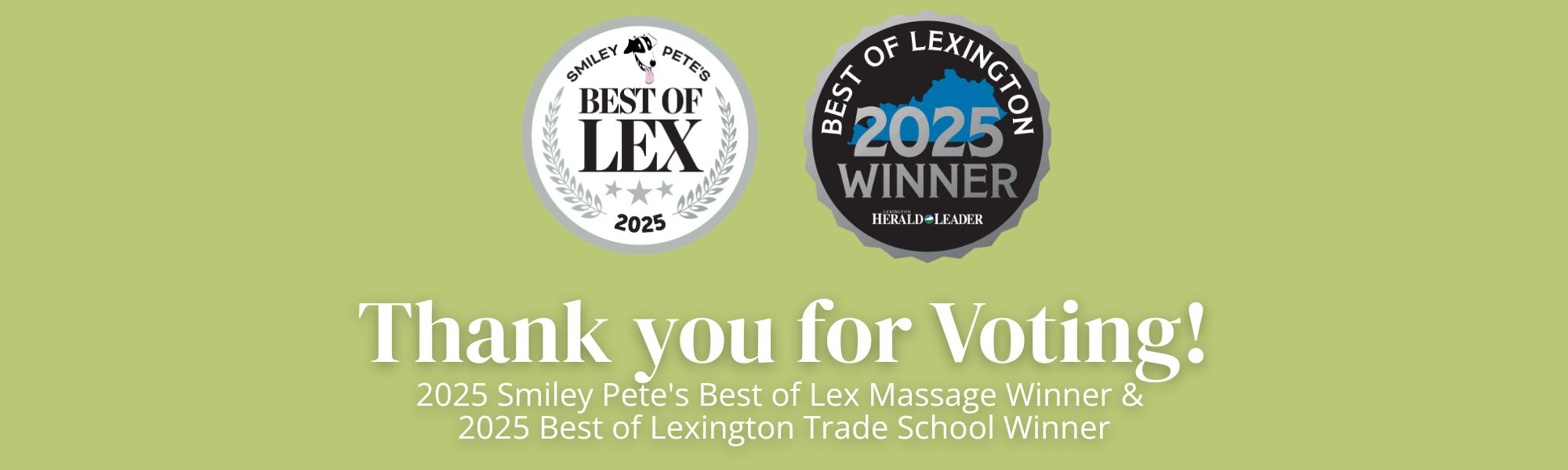 Best of Lex Winner Banner