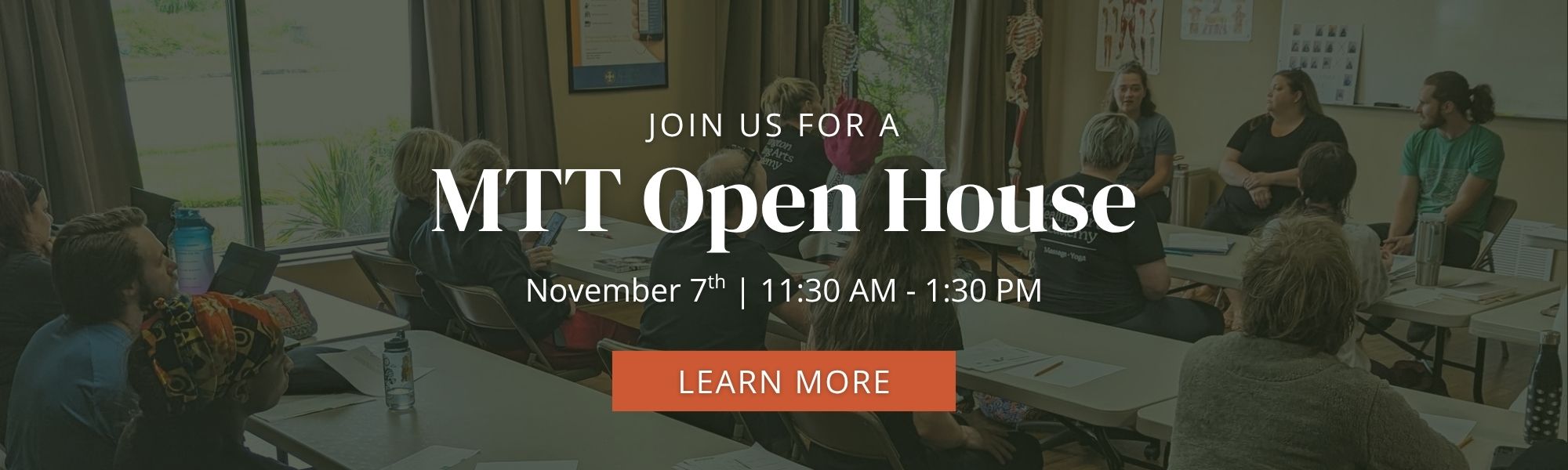 MTT Open House 11-7-2026 Banner MTT Open House 11-7-2026 Banner